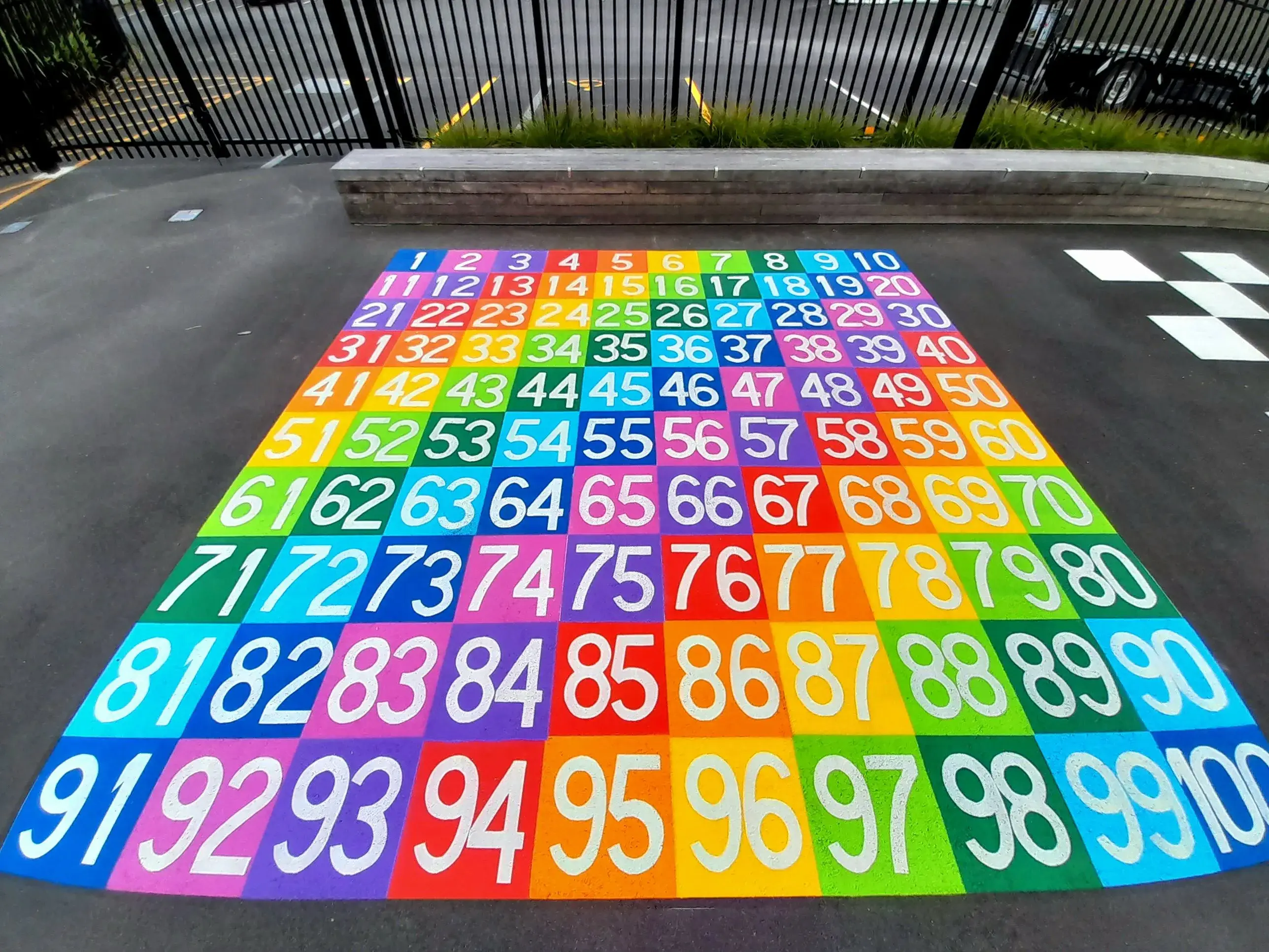 Painted playground games for schools